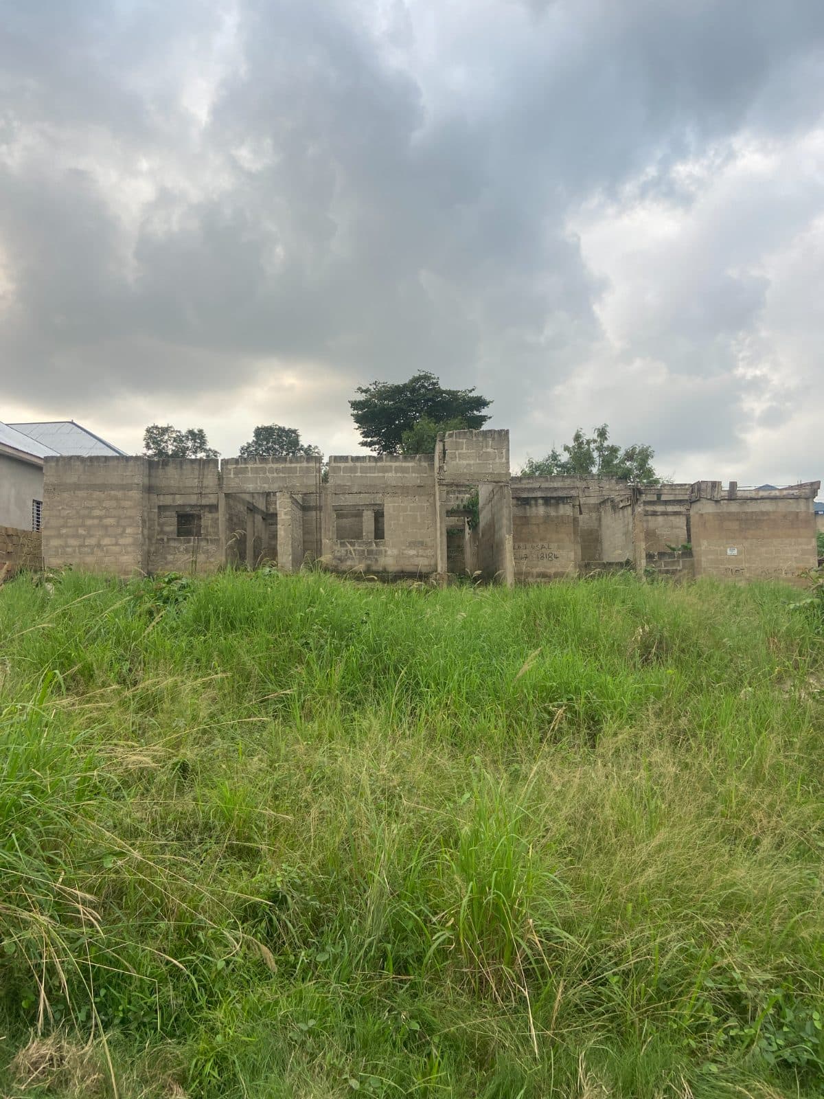Uncompleted 11-Bedroom House at Adubinsu